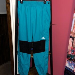 The North Face Teal and Black Joggers